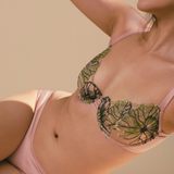 Jordan Embroidery & Satin Bra