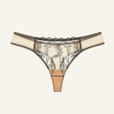 Kim Embroidery Thong