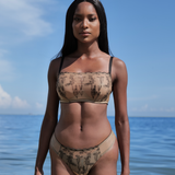 Kim High Neck Embroidery Bra