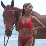 Julie Molded Tshirt Bra Red