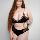 Olivia bralette licorice