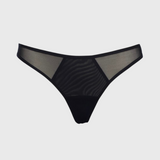 double lined mesh thong