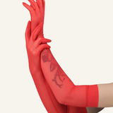 long mesh gloves