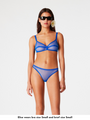 gianni mesh bralette blue