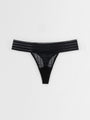 ecological lace and cotton thong