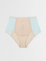 lace and jersey highwaist brief