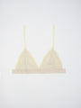 lace trimmed jersey bralette