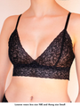 dark spring longline bralette