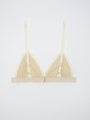 lace trimmed jersey bralette