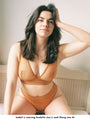 lace trimmed stretch tulle soft plunge bra