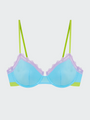 Heidi lace trim underwire bra