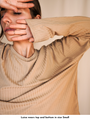 ribbed pyjama bottom
