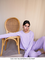 ribbed pyjama bottom