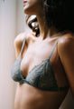 embroidered tulle bralette