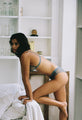 embroidered tulle bralette
