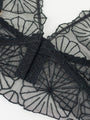 embroidered tulle longline bralette