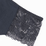 lace and jersey high waist thong