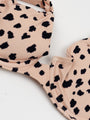 printed underwire bikini top