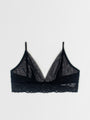 soft floral lace triangle bralette