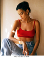ribbed band bralette